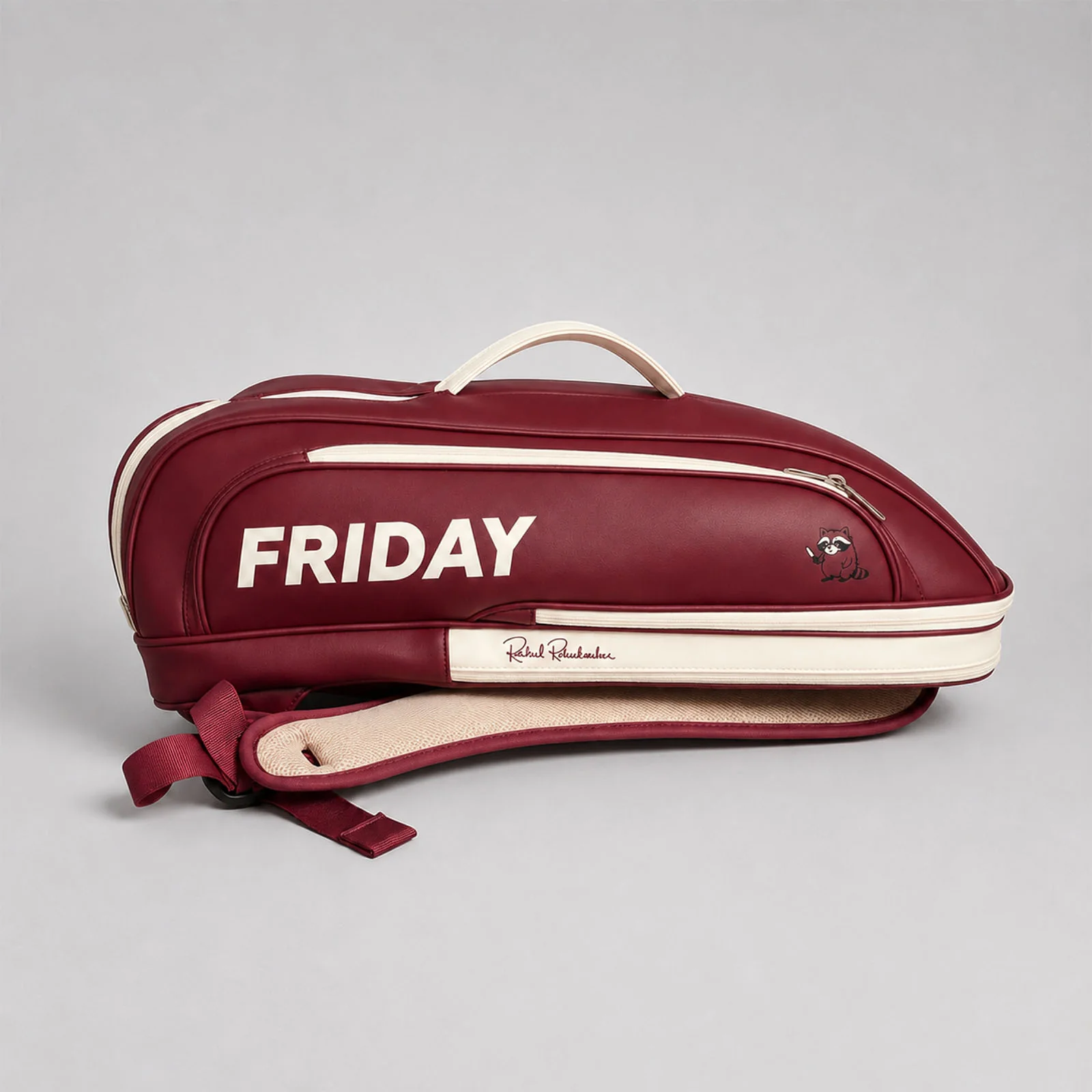 FRIDAY Pickleball Bagpack Rohrabacher Signature (Burgundy + Cream)