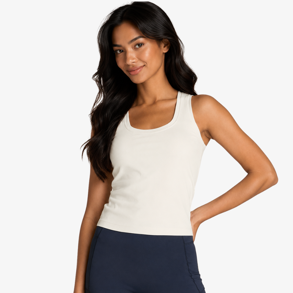 Wilson Women Sidney Rib Tank Sandrift