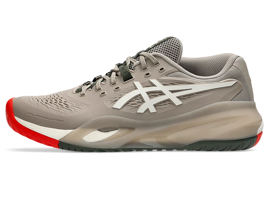 ASICS Men GEL-RESOLUTION X (Standard Width) - GREIGE/SOFT OAT
