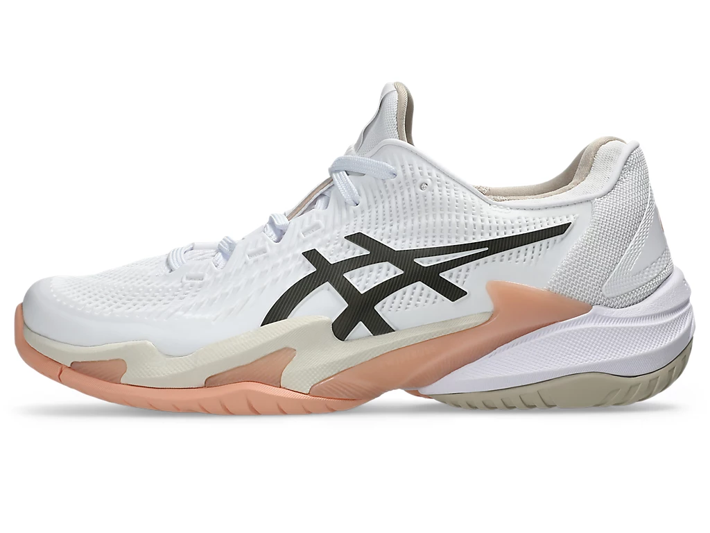 ASICS Women COURT FF 3 (Standard Width) - WHITE/BLACK COFFEE