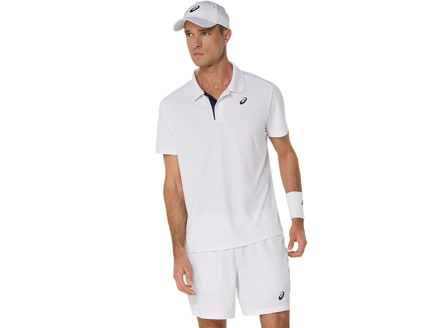 Asics COURT POLO - White