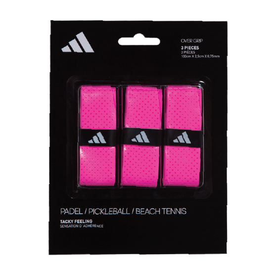 Adidas Overgrip Set (3 units) - Hot Pink