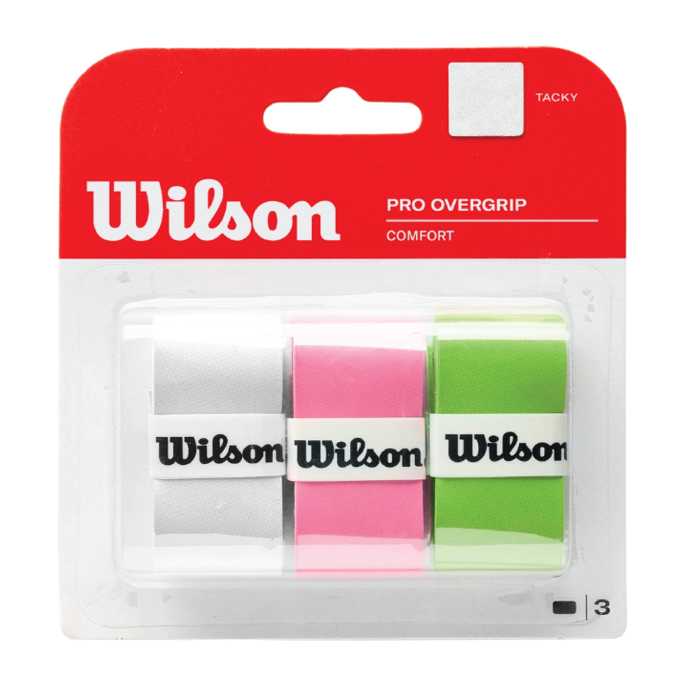 Wilson Pro Overgrip 3 Pack - Assorted