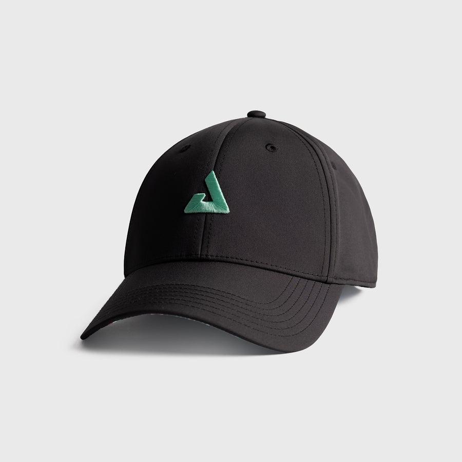 JOOLA Printed Essential Cap - Black/Aqua Synth