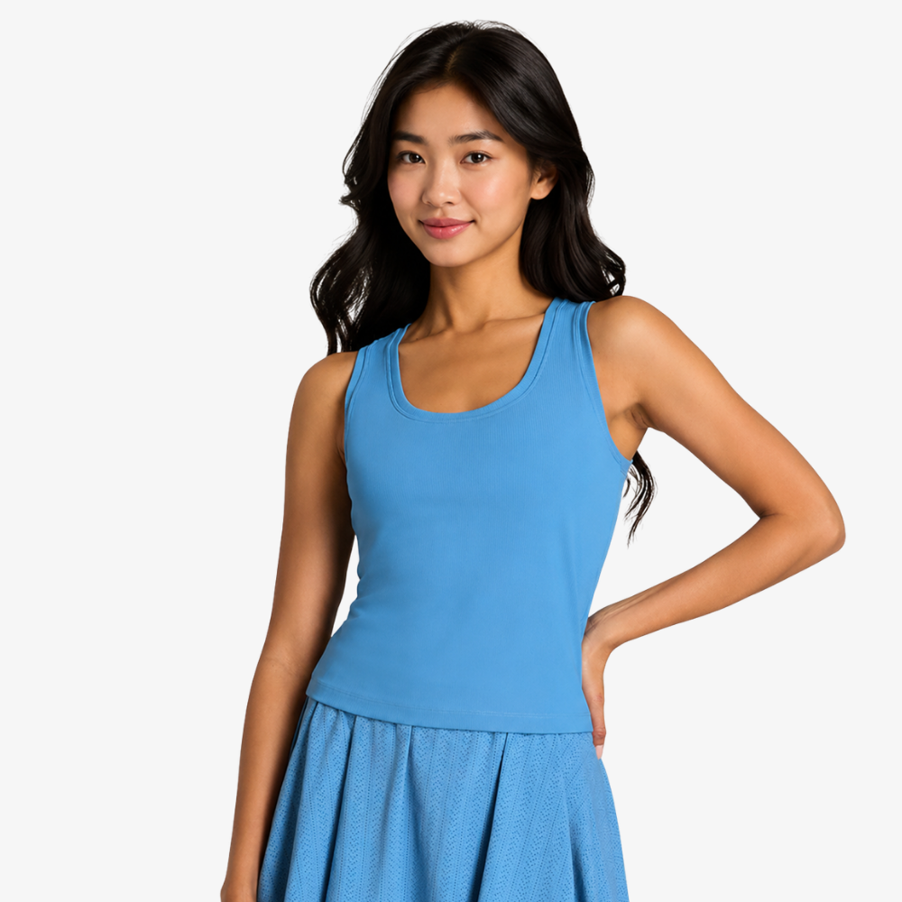 Wilson Women Sidney Rib Tank Ally Blue